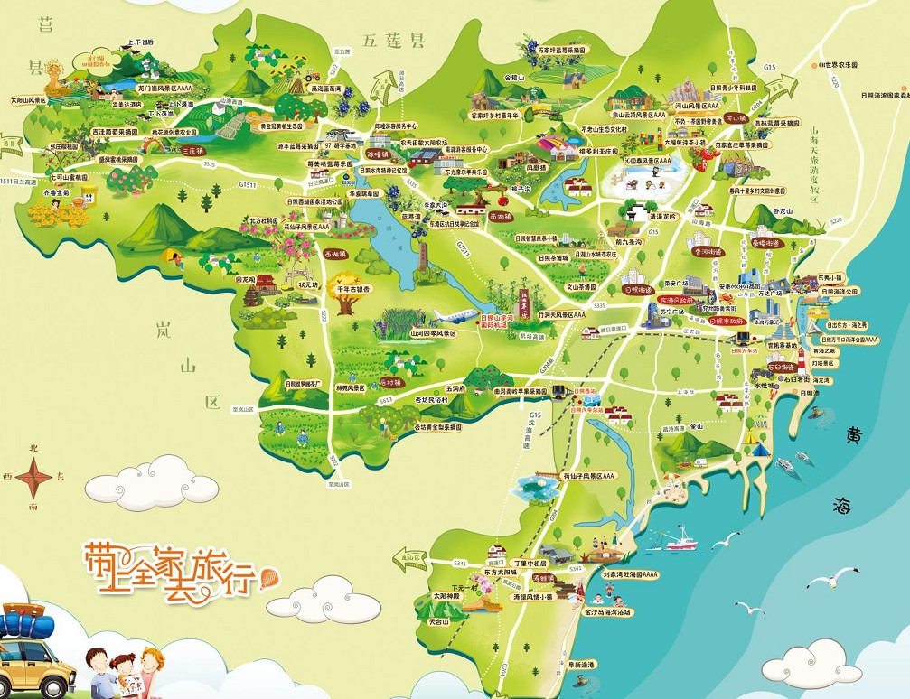 临沭景区使用手绘地图给景区能带来什么好处？